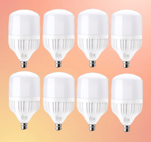 50 Watts LED Light Bulb Pack of 8