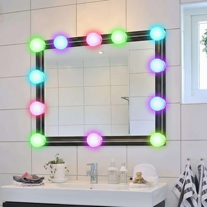  GLOWSERIE Rechargeable LED Beauty Mirror with Multicolor Lights