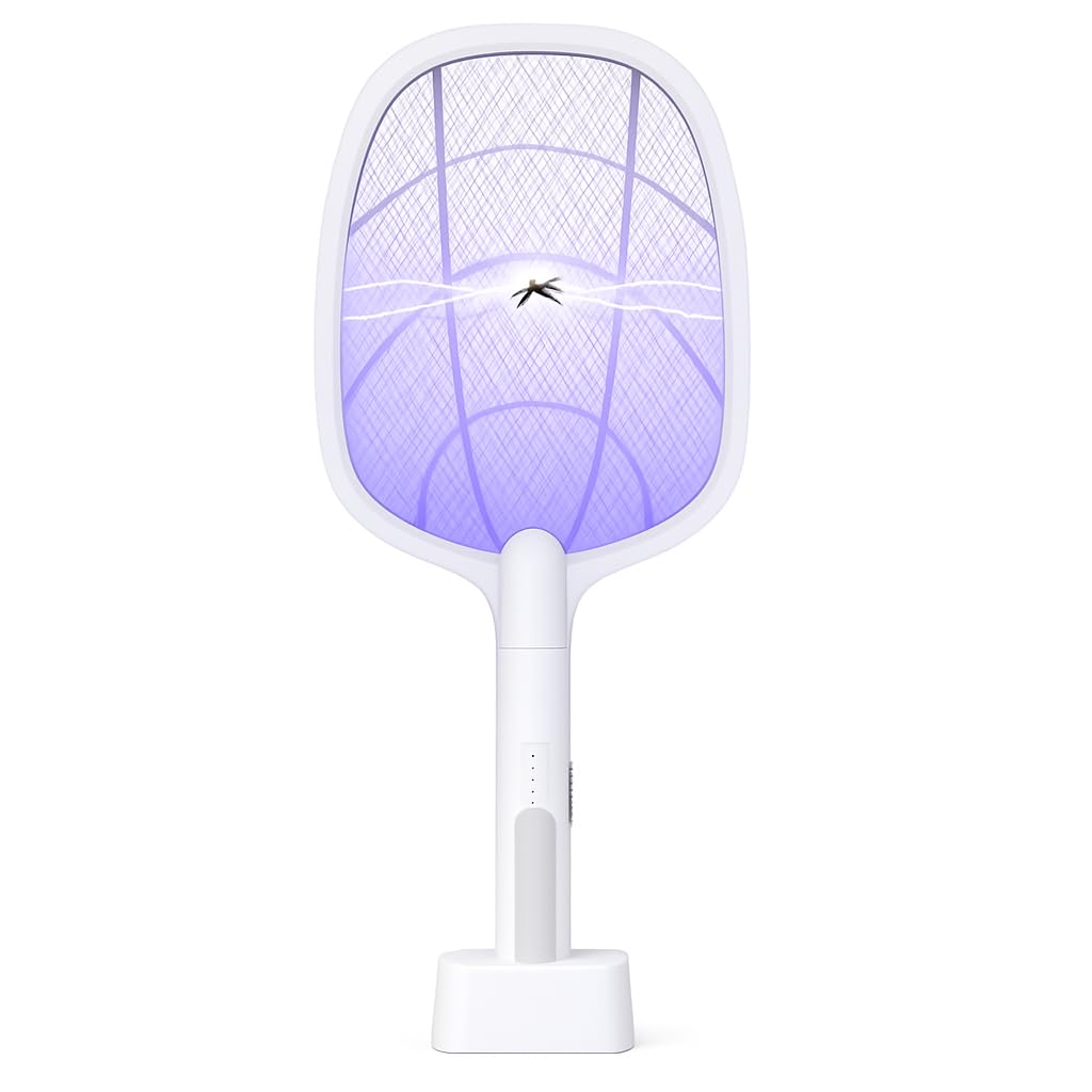 GLOWSERIE Electric Mosquito Killer Racket with USB Charging