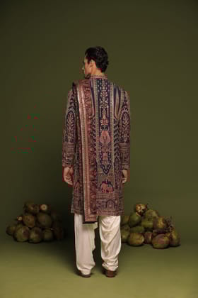 Sohail Mughal In Taramj Multi Kurta Patiyala Set With Dupatta