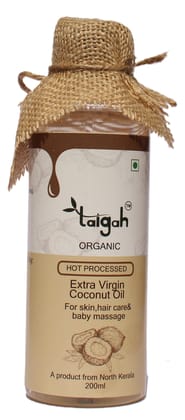 Extra Virgin Coconut Oil, Hot Processed, 200ml