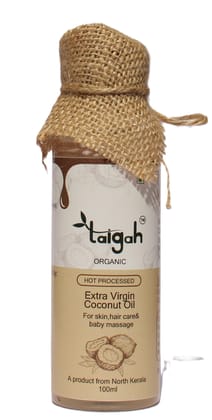 Extra Virgin Coconut Oil, Hot Processed, 100ml