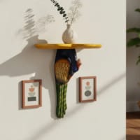 Wooden Painted Wall Decor 