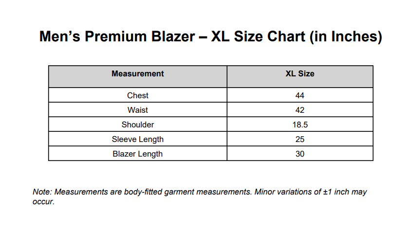 Size Guide