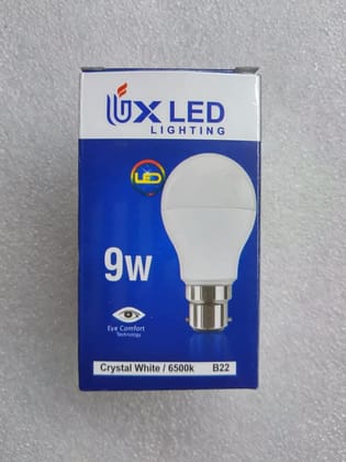UBX LED 9W Energy Saving B22 LED Bulb - Pack of 2