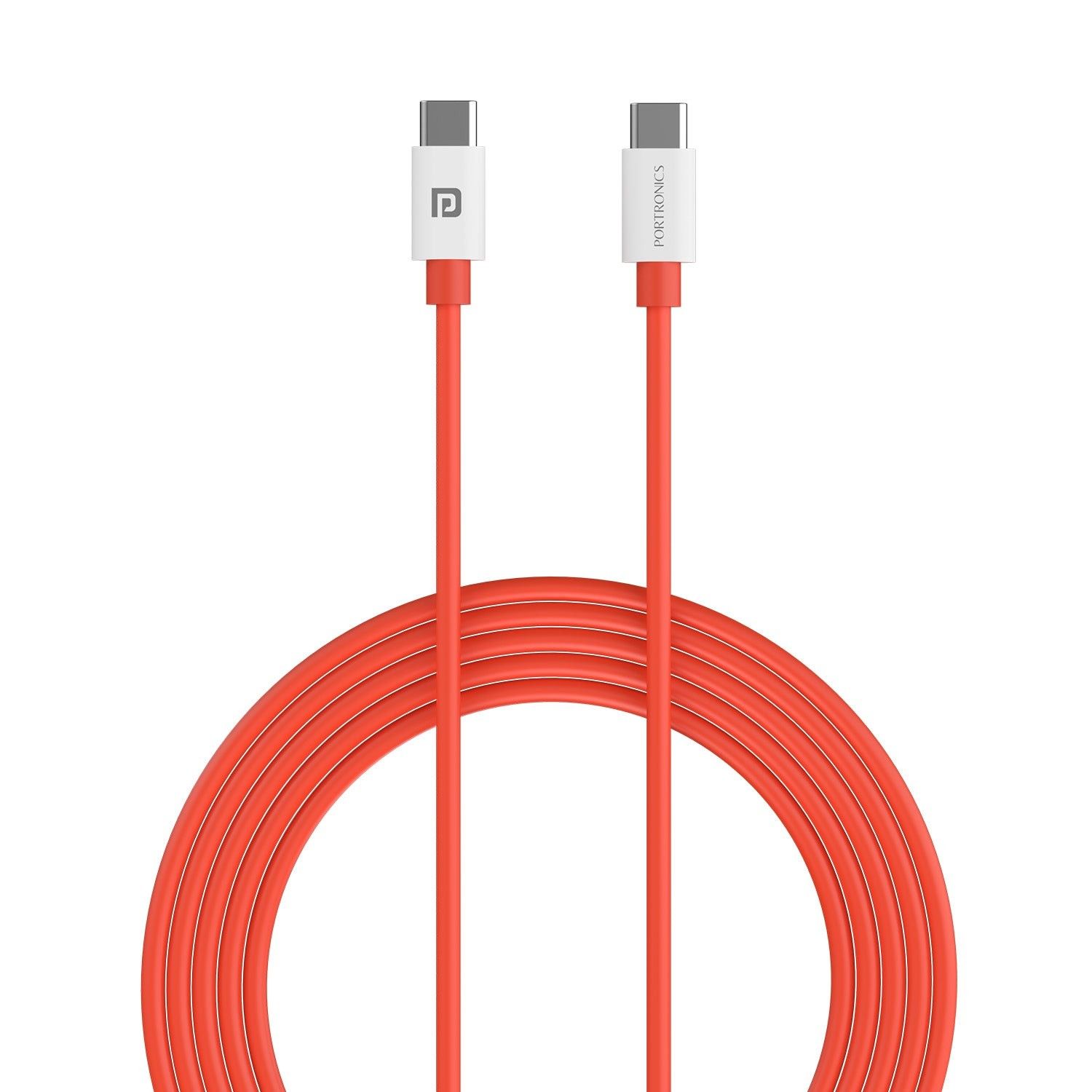Portronics Konnect Dash Max High Grade Copper Cable, 1 M Length, Universal PD Type-C charging