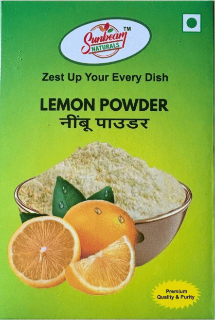 Spray Dried Lemon Powder | 100% Pure | Instant Soluble | No Preservatives 