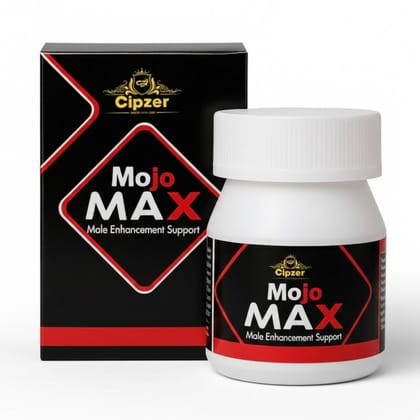 Cipzer Mojo Max Capsules: Potent Male Performance Enhancer for Vigor, Stamina & Desire (7 Capsules)