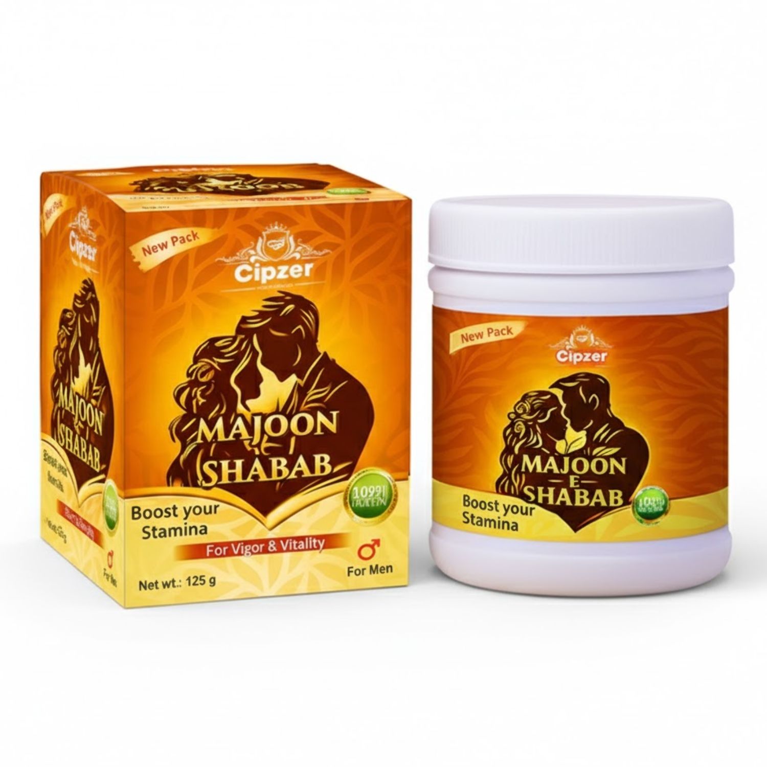 Cipzer Majoon E Shabab | Ayurvedic & Unani Tonic for Male Vitality, Energy & Performance (125 gm)