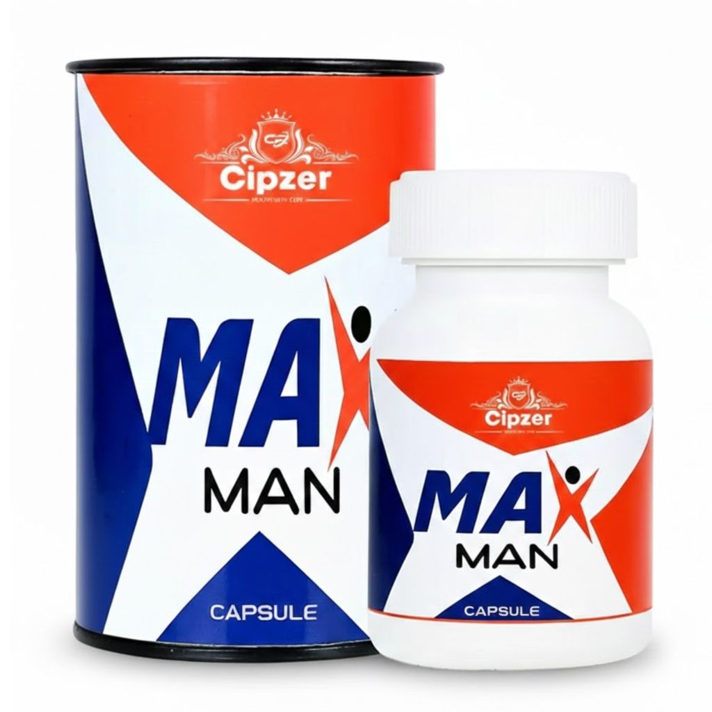 Cipzer Max Man Capsules |  Improve Sex Timing, Enhance Performance & Boost Male Vitality (10 Capsules)