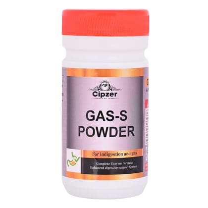 Cipzer Gas-S-Powder (50 GM): Instant Relief from Gas, Bloating, Acidity, & Indigestion 