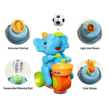 Elephant Musician Toy | Cart Elephant Musician Toy | Electronic Toys | Elephant Toy | Baby Toy | Kids Toys | Toys For Children's
