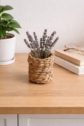 Handcrafted Sabai Grass Pen Stand | Eco-Friendly Desk Organizer Handcrafted Sabai Grass Pen Stand | Eco-Friendly Desk Organizer