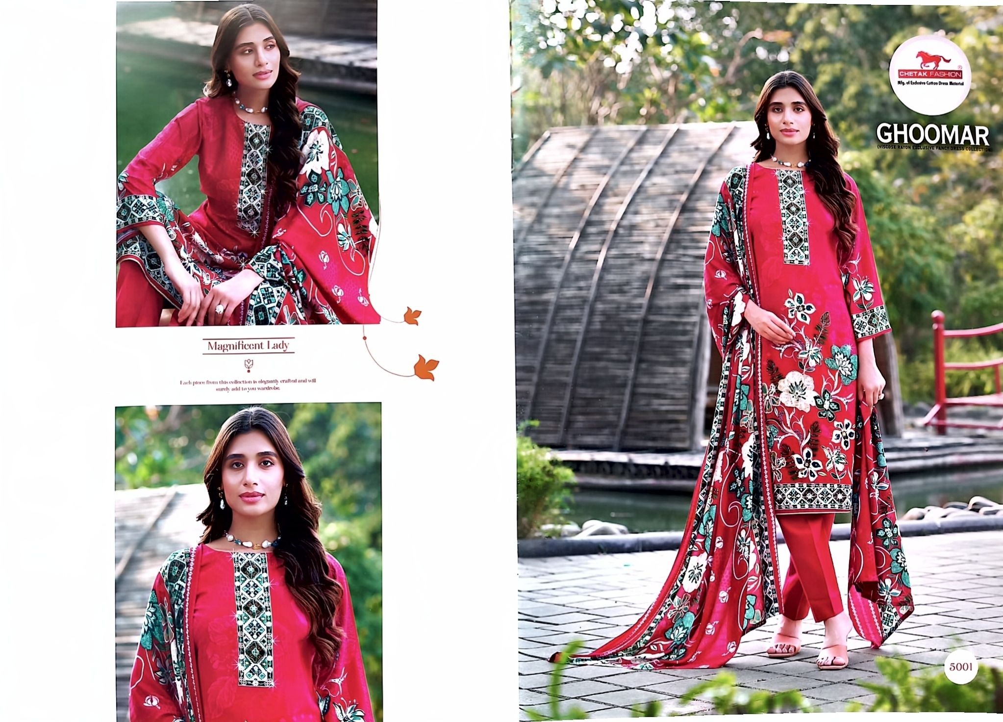 Premium Viscose Rayon Printed Salwar Suit Set with Designer Dupatta