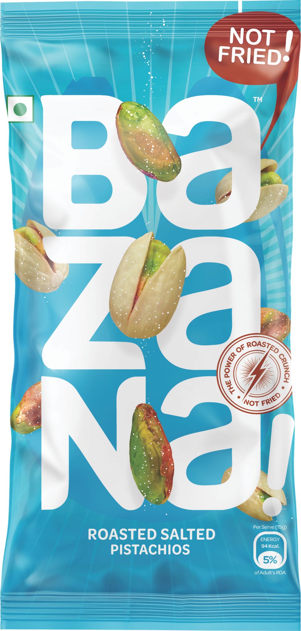 Bazana Pista Roasted Salted 100 Gms