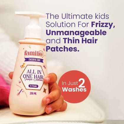 India’s Ultimate Kids Shampoo for Buttery soft, Manageable and Fuller looking hair-60 Days Pack