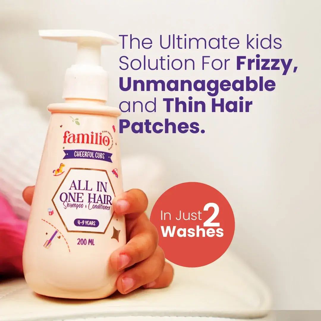 India’s Ultimate Kids Shampoo for Buttery soft, Manageable and Fuller looking hair-60 Days Pack