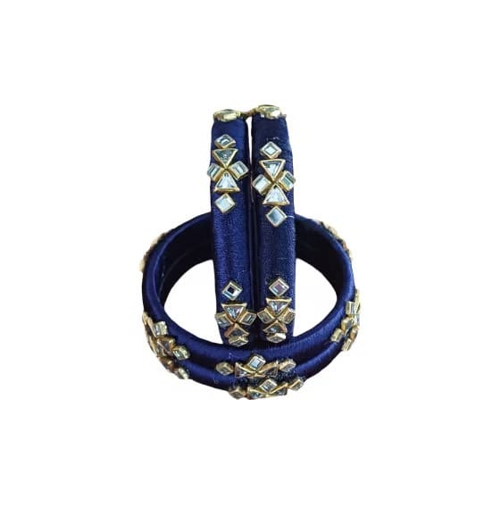 Thread Bangles Blue Colour - Bangles & Bracelets | Buy online on ZillyBuy