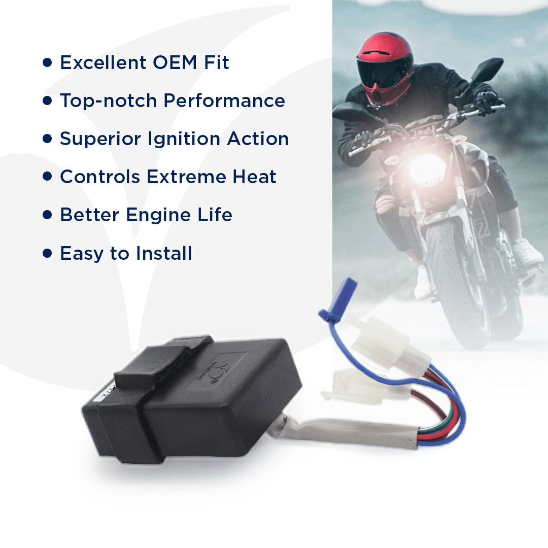 VARROC Controller Unit I3S I-SMRT100 SPLD+ Black | OE Quality | Top-Notch Performance | Superior Ignition Action | Fast Heat Dissipation | Better Engine Life | Easy to Install