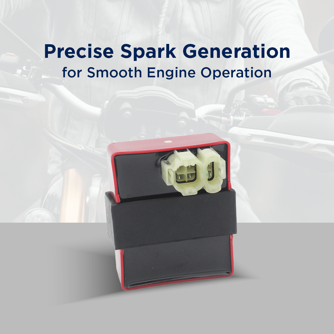 VARROC Controller Unit I3S I-SMRT100 SPLD+ Black | OE Quality | Top-Notch Performance | Superior Ignition Action | Fast Heat Dissipation | Better Engine Life | Easy to Install