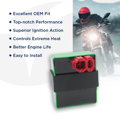 VARROC Controller Unit I3S I-SMRT100 SPLD+ Black | OE Quality | Top-Notch Performance | Superior Ignition Action | Fast Heat Dissipation | Better Engine Life | Easy to Install