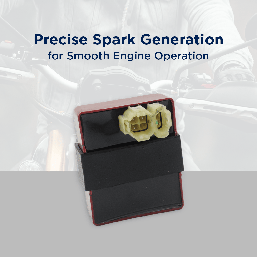 VARROC Controller Unit I3S I-SMRT100 SPLD+ Black | OE Quality | Top-Notch Performance | Superior Ignition Action | Fast Heat Dissipation | Better Engine Life | Easy to Install