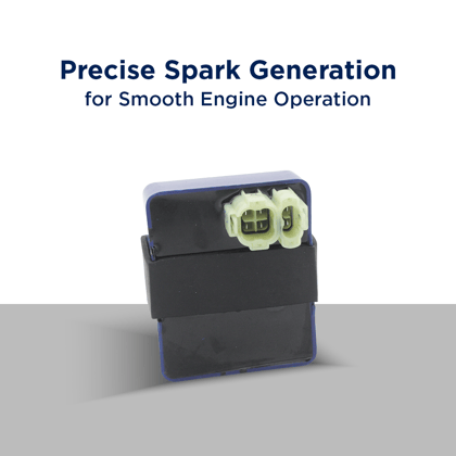 VARROC Controller Unit I3S I-SMRT100 SPLD+ Black | OE Quality | Top-Notch Performance | Superior Ignition Action | Fast Heat Dissipation | Better Engine Life | Easy to Install