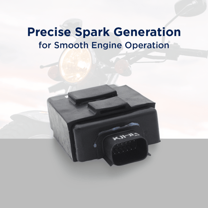 VARROC Controller Unit I3S I-SMRT100 SPLD+ Black | OE Quality | Top-Notch Performance | Superior Ignition Action | Fast Heat Dissipation | Better Engine Life | Easy to Install