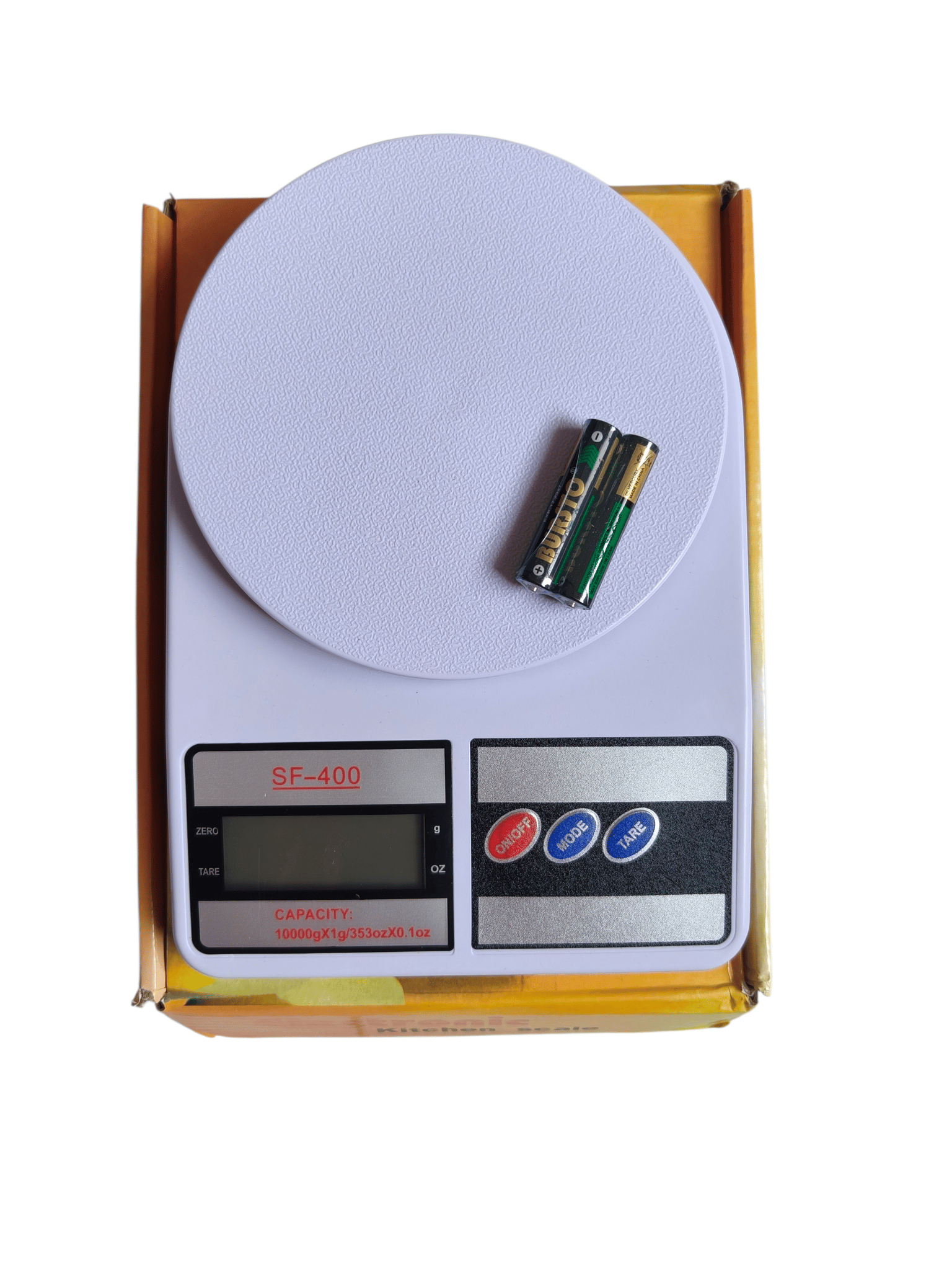 High-Precision Digital Kitchen Scale (10kg/1g) – Stainless Steel & ABS Compact Design