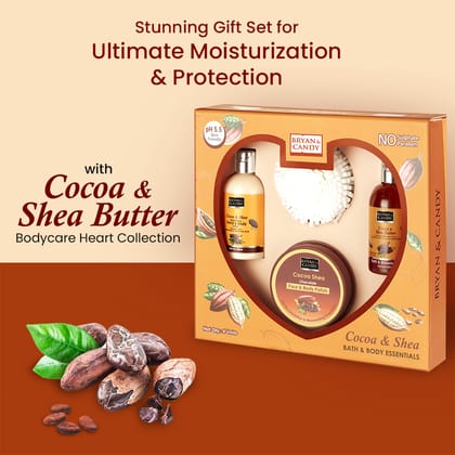 Bryan & Candy Cocoa White Heart Kit Combo Gift Set For Women And Men
