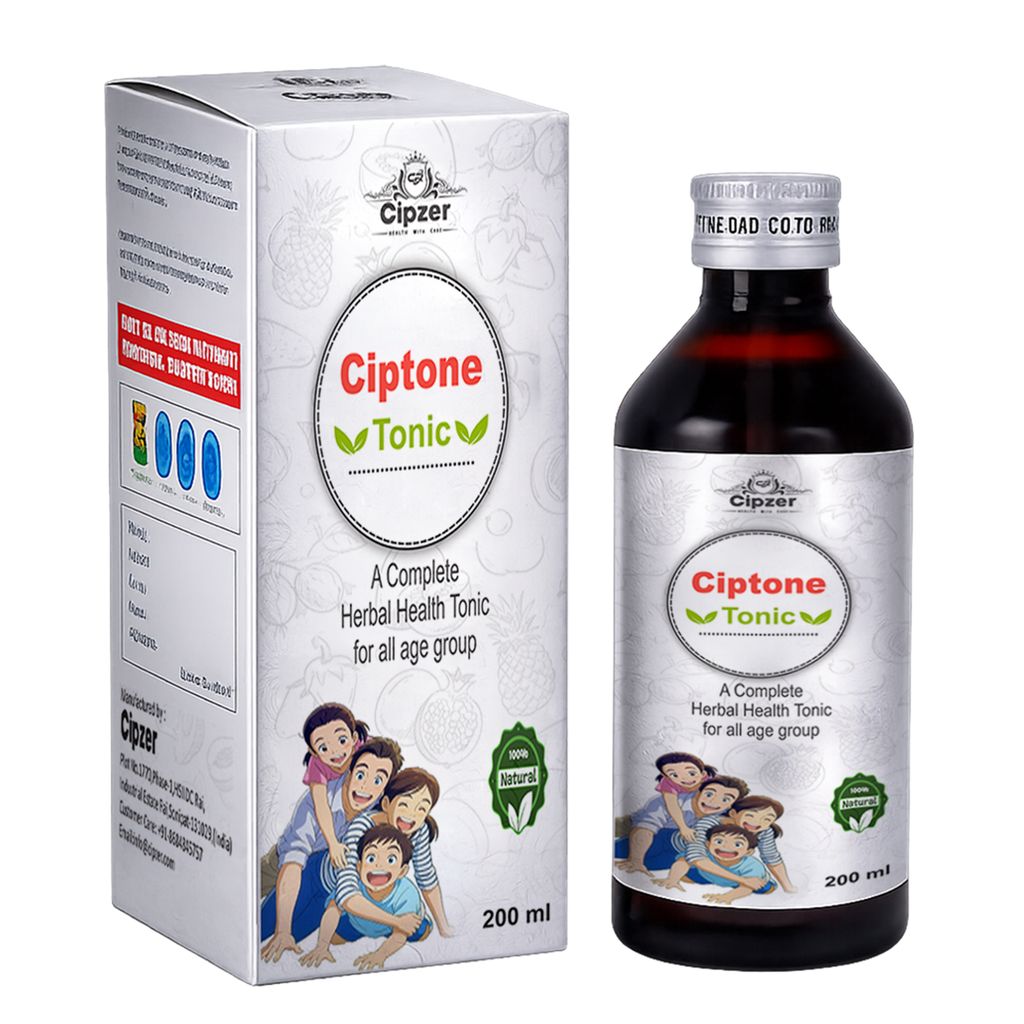 Cipzer Ciptone Syrup | Complete Liver Care, Digestive Tonic & Appetite Stimulant (200ml)