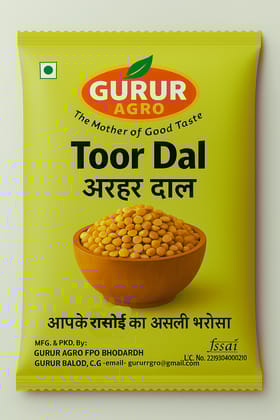 GURUR AGRO Toor Dal The Mother of Good Taste