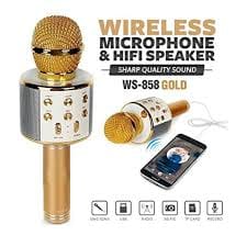 Wireless Bluetooth Karaoke Microphone Player Speaker Mic