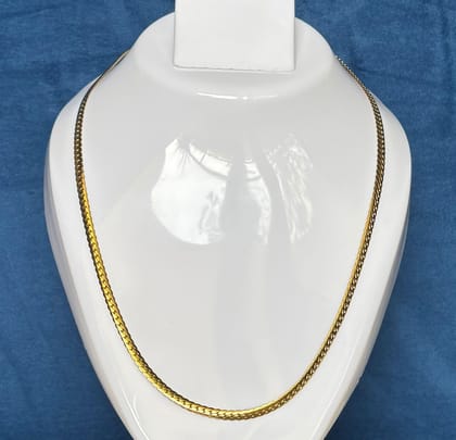 Elegant Gold Plated Anti Tarnish Chain Necklace for Men & Women