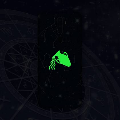 Zodiac Aquarius Neon