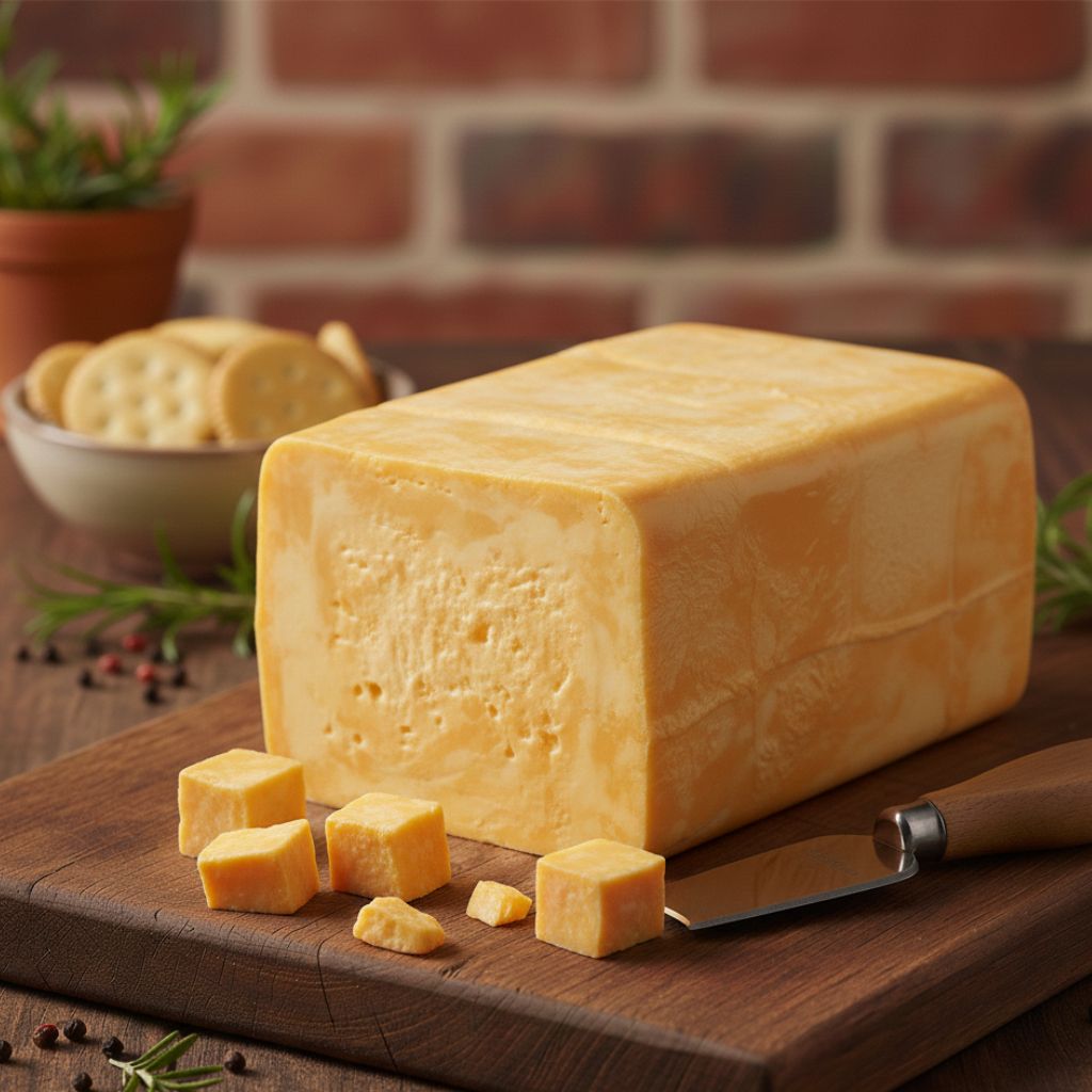 Mishti Gourmet Premium Artisanal Natural Mild Red Cheddar Block 1KG