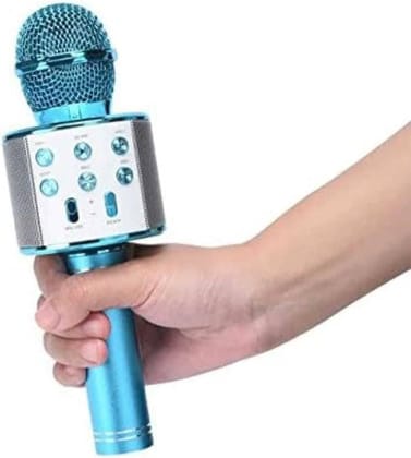 Pic Wireless Bluetooth Karaoke Microphone, Rechargeable Professional Handheld Karaoke Mic Speaker Home Kids Birthday Party - Best Gifts for Kids Adults 