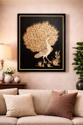 Elegant Sikki Craft Portrait Frame
