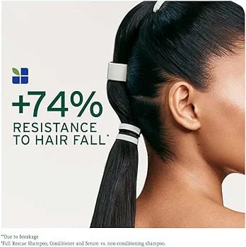 Biolage Full Rescue Anti-Breakage Shampoo, 74% less breakage & Reduces Hairfall, With Rosemary Oil & Niacinamide, Vegan & Cruelty-Free, for all hair types, 200ml