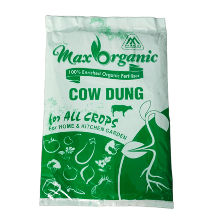 Cow Dung Manure 2Kg | Gobhar Khaad | 100% Natural & Enriched Organic Fertilizer for All Crops, Home & Kitchen Garden