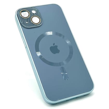iPhone 13 & 14 Series Cover: New AG Frosted MagSafe Case with Camera Lens Protection-iPhone 13 / Sierra Blue