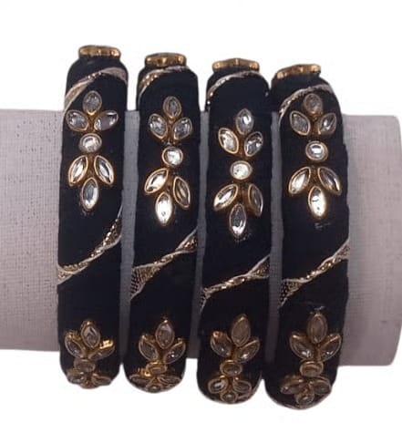 Black Thread Bangles For Women - Bangles & Bracelets | Buy online on ZillyBuy