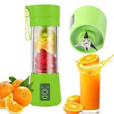 Rechargeable Portable Electric USB Juicer Mixer with 6 Blades Juicer Mixer- Pack Of 1 Pcs (MULTI COLOURS)