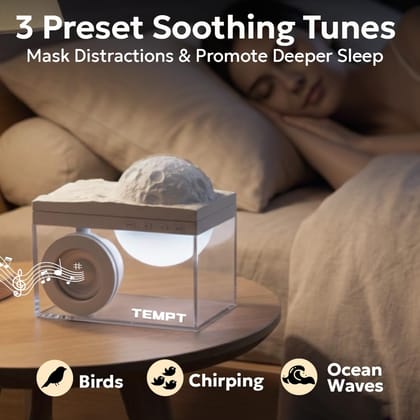 TEMPT Privee Lunar Bluetooth Speaker 8W with LED Moon Light