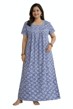 full sleeves cotton nighty Large Size-10XL size