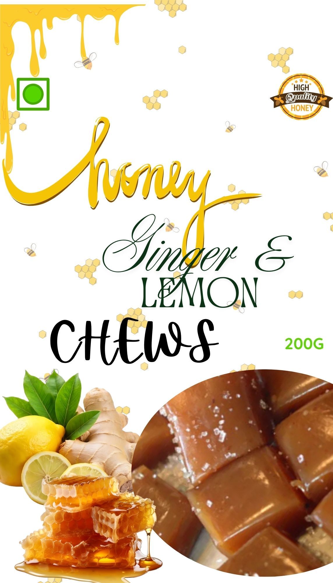 Honey Lemon & Ginger Chew