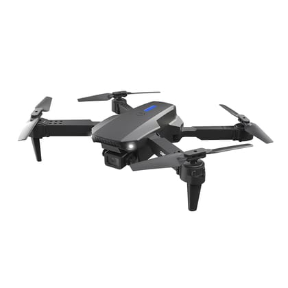 E88 Pro Foldable 4K Camera Drone with Optical Flow Positioning - Black
