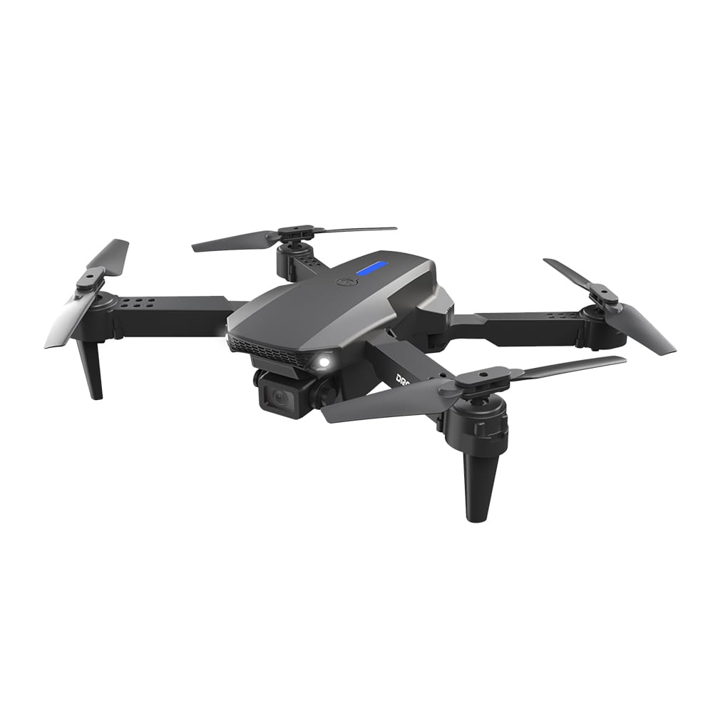 E88 Pro Foldable 4K Camera Drone with Optical Flow Positioning - Black