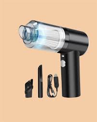 Car Vacuum Cleaner 2 in 1 Portable | Handheld Air Blower for Cleaning Dust 12W High-Power Vacuum Cleaner Home, Best Car Accessories 2025, Vacuum Cleaner for Car Use, Car Cleaning Kit