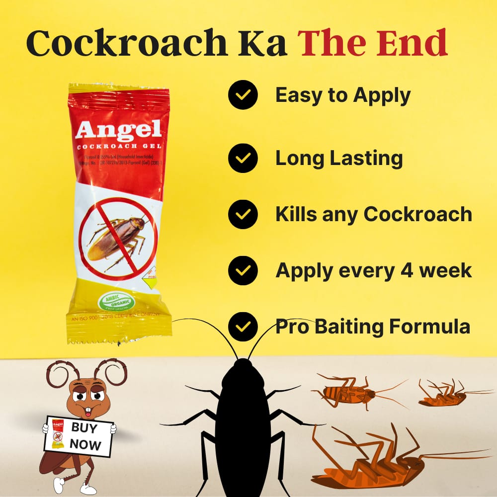 Ultimate Cockroach Killer Gel | Powerful Cockroach Eliminator Gel for Home Office Kitchen (Pack Of 1)